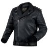 OZONE KURTKA SKÓRZANA RAMONES MODERN MATT BLACK